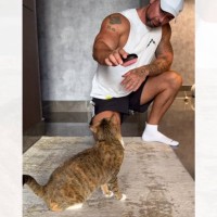 飼い主さんがブラシを取り出して猫に見せると…あまりにも尊い『朝の光景』が182万再生「愛情が感じられて素敵」「何時間でも見れる」＜海外＞