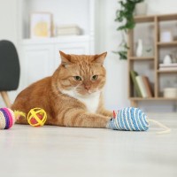 『あまり運動したがらない猫』を遊びに誘うときの秘策3選　動きたがらないのはなぜ？