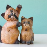 「半人半猫の木像」が伝えるアメリカ原住民の暮らし　Marco Island歴史博物館　米国