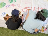 子供地球基金がつないだ「がんばれ」と「元気ありがとう」東京と熊本、子どもたちのアート交流