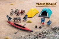 オリジナルブランド「TABLE CAMP」より、1/43スケールのレジン製キャンプセットが予約開始