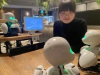 分身ロボット「OriHime」で接客体験！オリィ研究所とバイオジェンが遠隔就労体験プログラムを実施