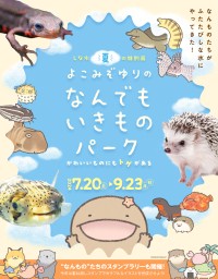 「よこみぞゆりのなんでもいきものパーク～かわいいものにもトゲがある～」しながわ水族館で開催！