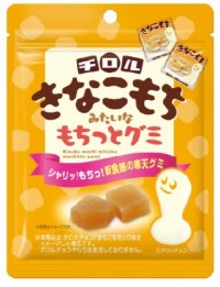 「チロル きなこもちみたいなもちっとグミ」が新登場！チロルチョコ きなこもちの味を再現した新食感の寒天グミ