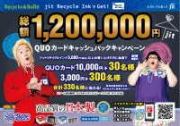 地球環境に貢献するジットが、120万円分のQUOカードキャッシュバックキャンペーンを開始