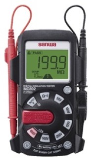 コンパクトで操作性抜群！1000Vテスト電圧を搭載したデジタル絶縁抵抗計MG102新発売