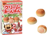ブルボンから「クリームあ～んぱん練乳いちご」が新発売