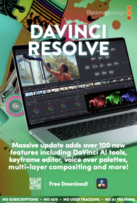 ブラックマジックデザインが教育機関へ「DaVinci Resolve Studio」無償提供を開始：今こそ映像制作スキル習得の時