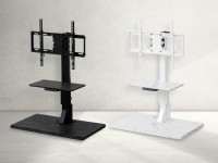 電動昇降テレビスタンドが、誰もが最適な環境でテレビを楽しめる新しい視聴体験を提案