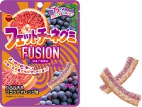 ブルボン、「フェットチーネグミＦＵＳＩＯＮカベルネ＆ブラッドオレンジ味」を新発売！異なる２つの味わいを一度に楽しむ新感覚グミ