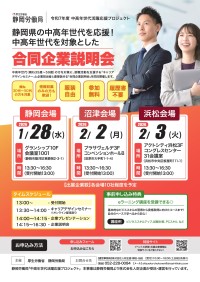 令和7年度中高年世代の活躍をサポート！「中高年世代活躍応援プロジェクト」の一環、合同企業説明会が開催