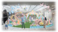 大阪・なんばの地下街「なんばウォーク」で色とりどりの花々が溢れる春の装飾イベント『FLOWER WONDERLAND!』開催