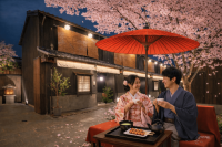 Nazunaが京都で桜と茶屋文化を体験する時間旅行「時をこえて桜の茶屋へ」開催