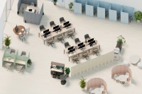 「TRANQORD吸音パーテーション」でオフィス環境を革新