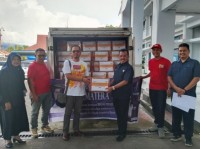 世界ラーメン協会とメンバー企業、インドネシア豪雨被災地に即席ラーメン6.5万食を提供