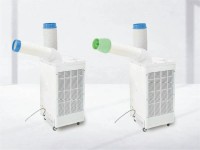 ユアサプライムス、設置場所を選ばない本格工業用スポットクーラー2機種を発売