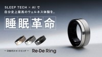 次世代スマートリング「Re・De Ring」、AIによるパーソナライズ機能強化で健康管理をさらに進化
