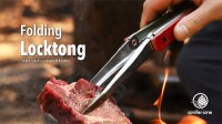 ソロキャンパー向け！携行性と実用性を両立した新型折りたたみトング「フォールディング ロックトング」発売