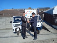 電動トゥクトゥク「ビベルトライク」シリーズ、伊勢原市のふるさと納税返礼品に新登場