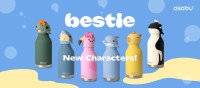 猛暑対策に人気！キャラクターボトル「asobu Bestie」シリーズ、新デザイン6種とホルダーを6月8日発売