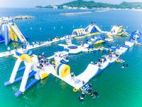 関西最大級の海上アスレチック「AQuaLooP」が和歌山に7月4日オープン！