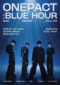 ONE PACT、8か月ぶりの日本公演「ONE PACT : BLUE HOUR」開催決定