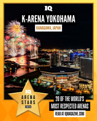 Ｋアリーナ横浜、「IQ Magazine」の「Arena Stars 2026」に選出 - 世界トップクラスのコンサート体験を提供