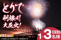取手市と我孫子市がふるさと納税で初連携！共通返礼品「とりで利根川大花火観覧席」が登場
