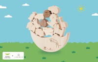 天王寺動物園とIKONIHがコラボした木製知育玩具が7月11日発売
