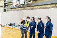 松本県ケ丘高校でドローン活用防災講座を開催