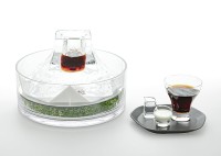 富士山型の氷で楽しむ「富士山アイスコーヒー」がExpression Kawaguchikoに登場