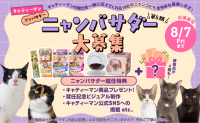 キャティーマンの魅力を発信「第5期ニャンバサダー」10匹を募集