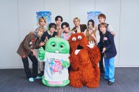 SUPER★DRAGONとガチャピン・ムックが共演 お台場ファンライジングでスペシャルステージ開催