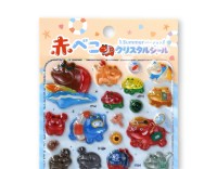 夏の風物詩と赤べこがコラボ！「あかべこクリスタルシール Summer edition」発売