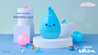 雨のしずくの妖精がデスクを潤す「USB加湿器 しずくちゃん」が登場