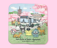 奈良交通とサンリオキャラクターズが初コラボしたミニタオルが登場