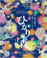 六甲山の夜を彩る「ひかりの森～夜の芸術散歩～」開催