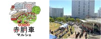 兵庫・武庫川団地で「赤胴車マルシェ」10月25日開催