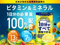 20種類の栄養素を100％補給するサプリメント「1日分のビタミンミネラル」が新登場