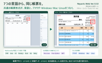 7言語対応の帳票ツール「Reports Web」リリース