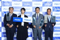 ハイアールとAQUAが新製品発表会を開催、アンバサダー羽生結弦さんも登場