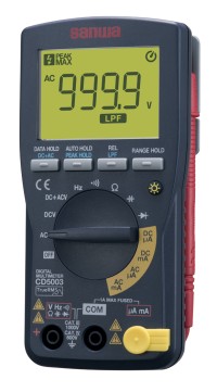 三和電気計器、FA機器の保全に適した多機能なデジタルマルチメータCD5003を発売