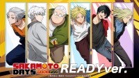 TVアニメ『SAKAMOTO DAYS』描き下ろし「READY」テーマのグッズが登場