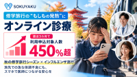 修学旅行中の体調不良に備えるオンライン医療サポートが利用拡大