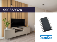 サンケン電気、スタンバイ電力低減とピーク負荷対応を両立したLLC電源用コントロールIC「SSC3S932A」の量産を開始