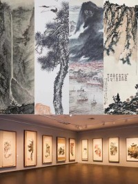 Ever Glow: Exhibition for Works from School of Chinese Painting, China Academy of Art Kicks Off in Shanghai, China