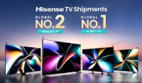 Hisense TV Retains Global No.2 Ranking in 2024 and Leads the 100-Inch TV Market Worldwide