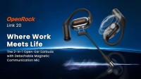 OpenRock Debuts Link 20 on Kickstarter: A Game-Changing Open-Ear Headset for Work and Life