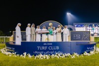 Under the patronage of His Highness Sheikh Mansour bin Zayed Al Nahyan, His Excellency Sheikh Khalifa bin Tahnoon bin Mohammed Al Nahyan attends the Grand Finale of the 33rd UAE President Cup for Arabian Purebred Horses at Abu Dhabi Turf Club