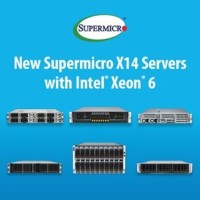 スーパーマイクロ、インテル® Xeon® 6プロセッサーを搭載した新しいX14 AI、ラックマウント、マルチノード、およびエッジサーバーファミリーを発表、Eコアを搭載し、まもなく液冷Pコアシステムも販売予定